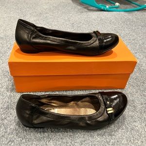 AGL black flats worn ONCE!